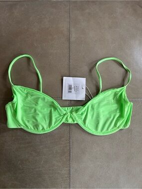 NWT MAI Bikini Top in Key Lime